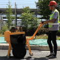 Compacteur manuel d'asphalte vibrant à tambour unique